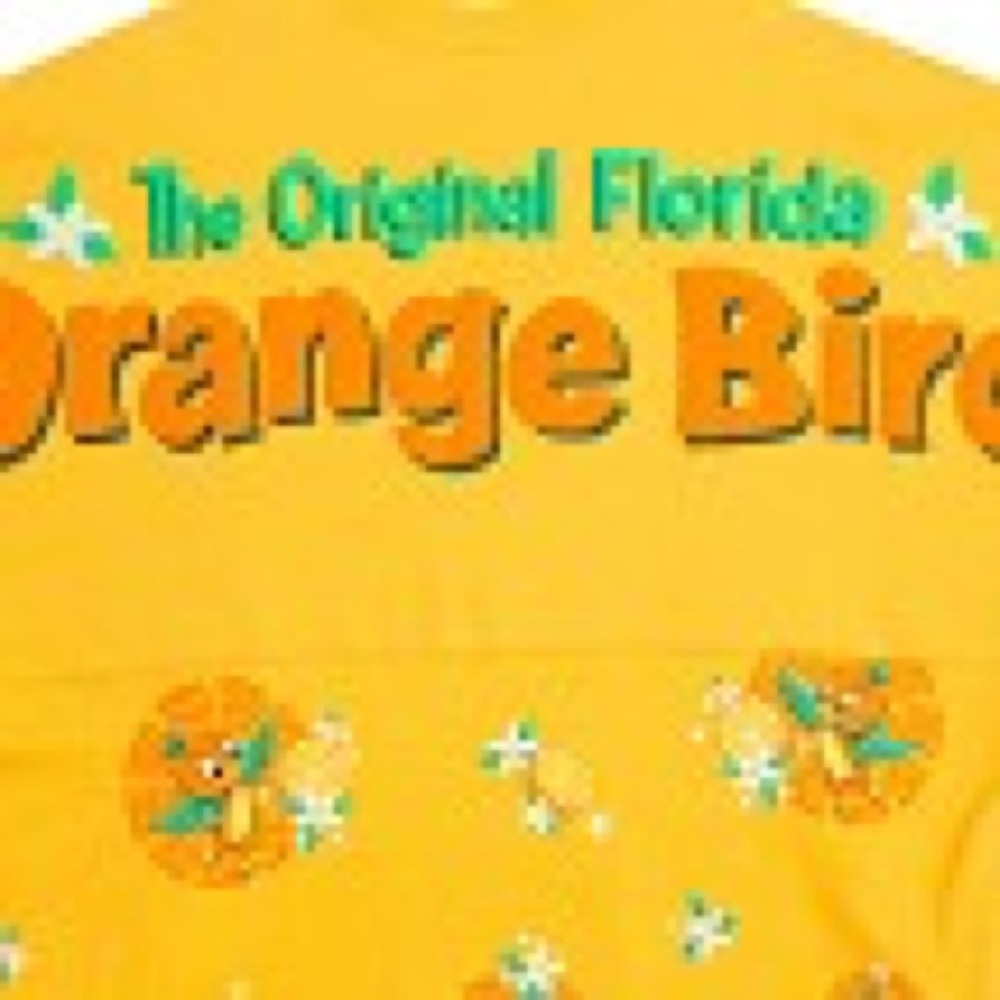 ✨Disney Parks Epcot Flower & Garden Festival Orange 🍊 Bird Spirit Jersey S✨ - Picture 4 of 9